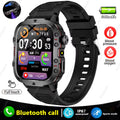     Luxury Men Smart Watch – Fitness Tracker + Call + LED Light”
